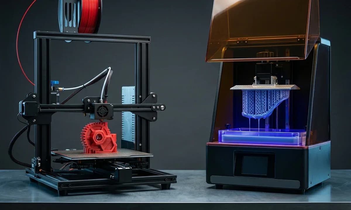 FDM vs SLA: The Beginner's Guide to Filament vs Resin 3D Printing