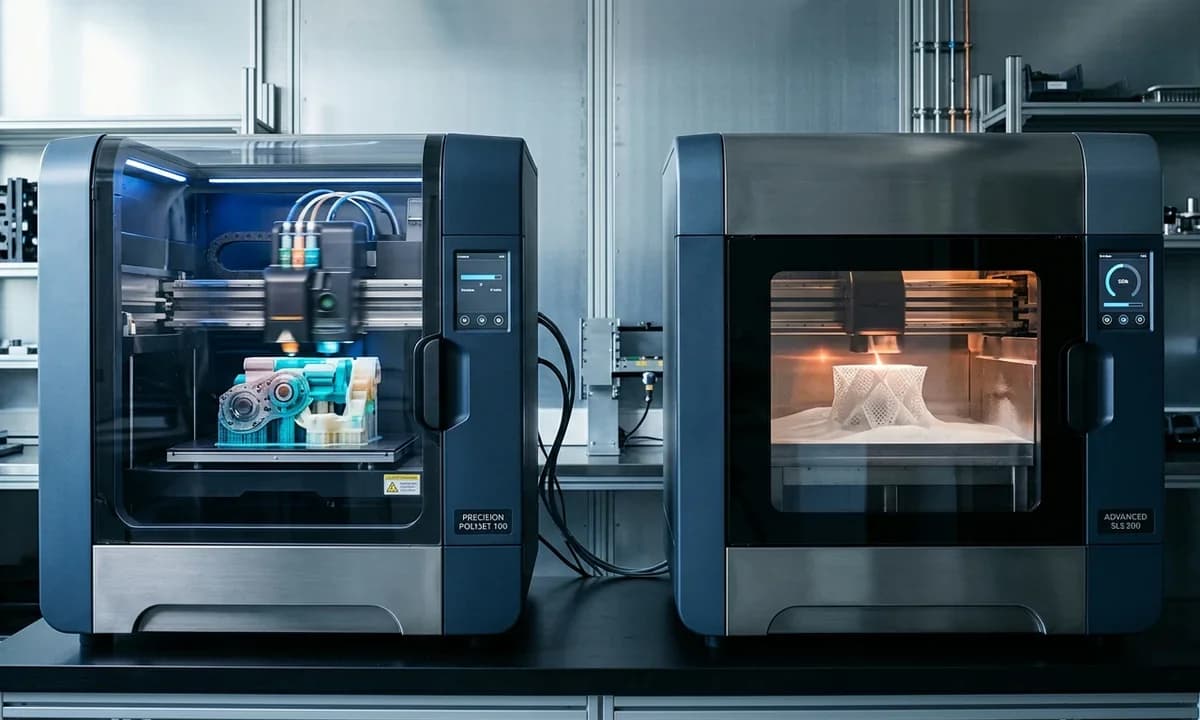 PolyJet vs SLS: Comparing the Advanced 3D Printing Technologies