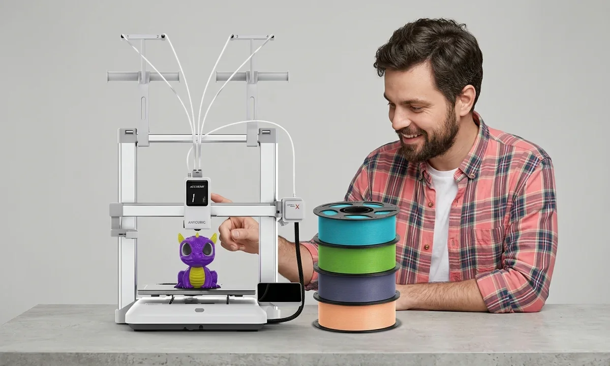 Anycubic Kobra X Review: Is This Budget Multi-Color 3D Printer Worth It?
