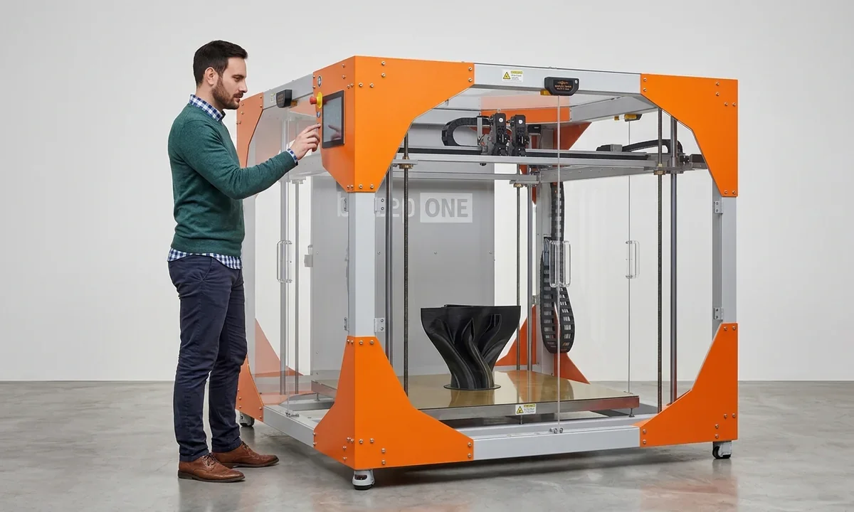 BigRep ONE.5X: Large-Format Printing Now Automated and Pellet-Ready