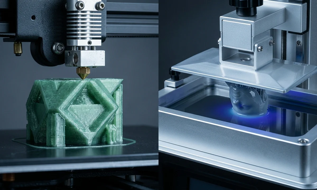 FDM vs DLP: Thermoplastic Filament vs Professional Vat Polymerization
